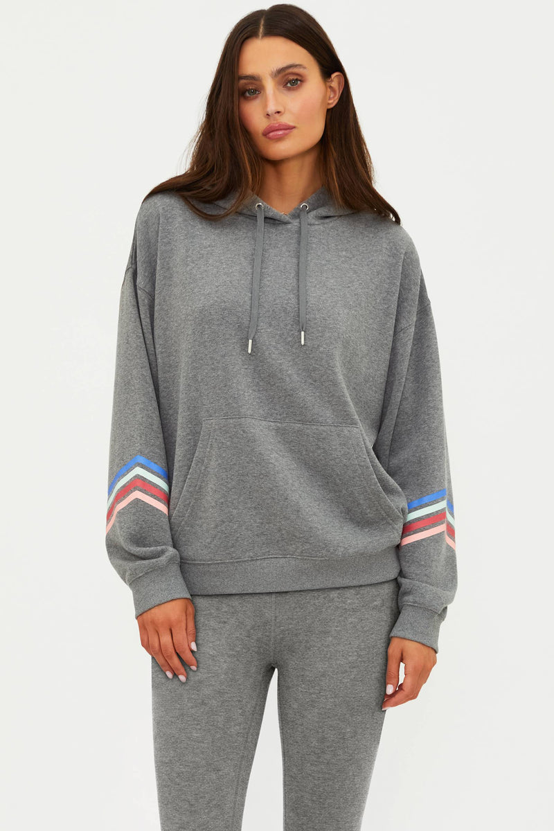 Dess Hoodie Horizon Heather Gray- Beach Riot