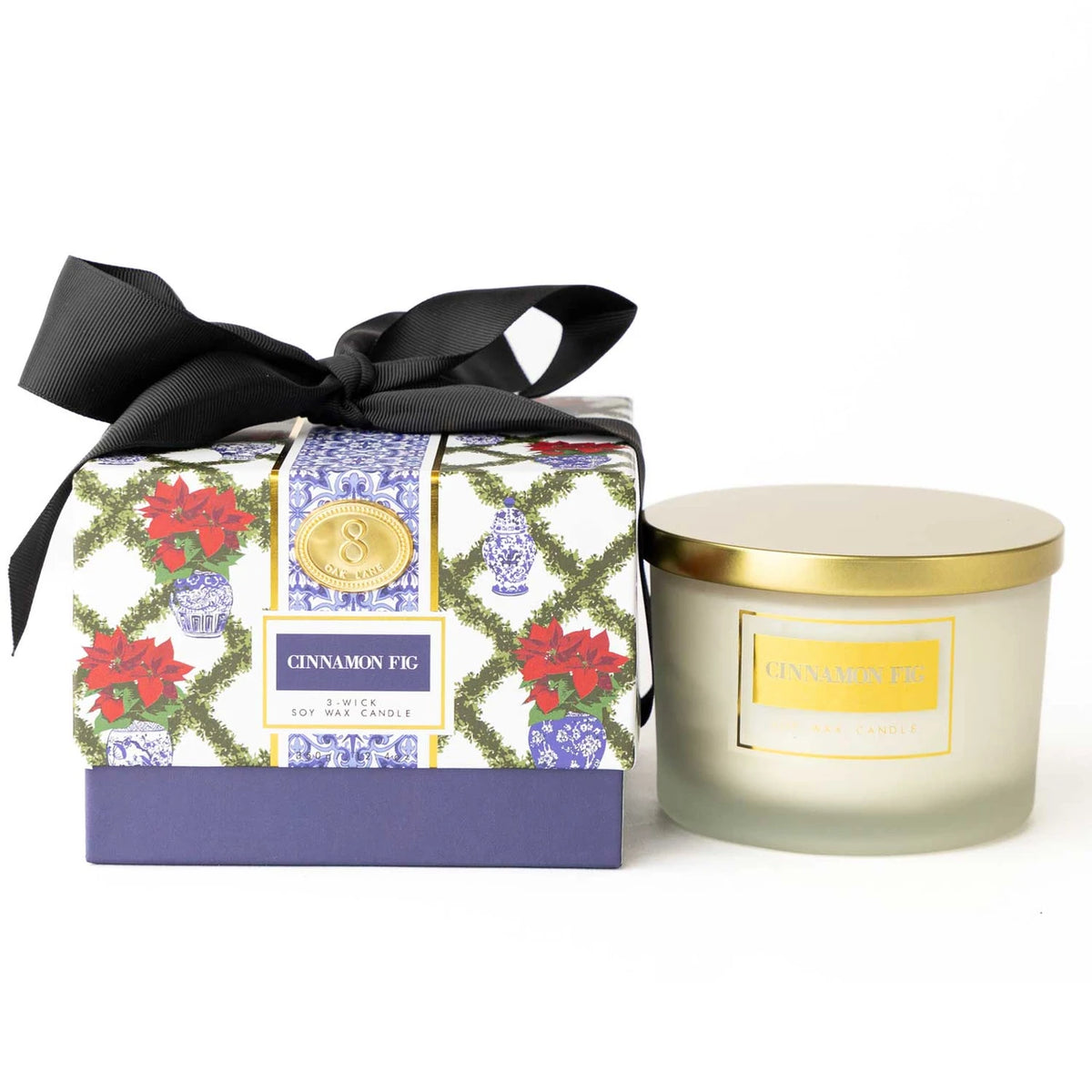 Cinnamon Fig Soy Wax Candle- 8 Oak Lane