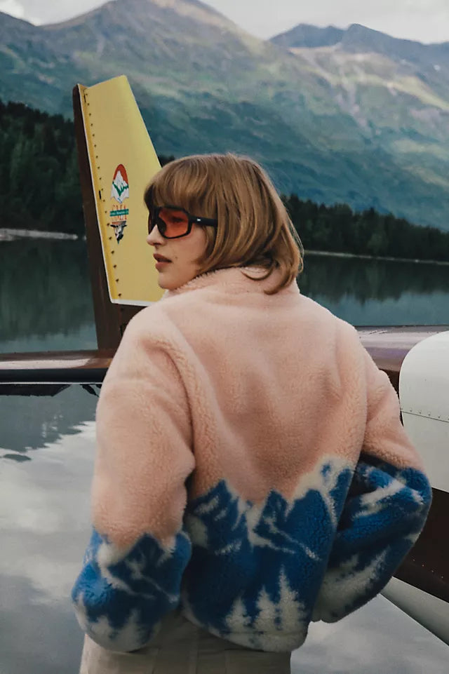 Leona Sherpa Quarter Zip Pullover