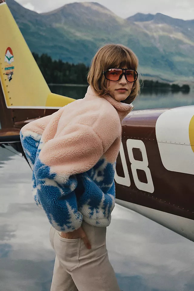Leona Sherpa Quarter Zip Pullover