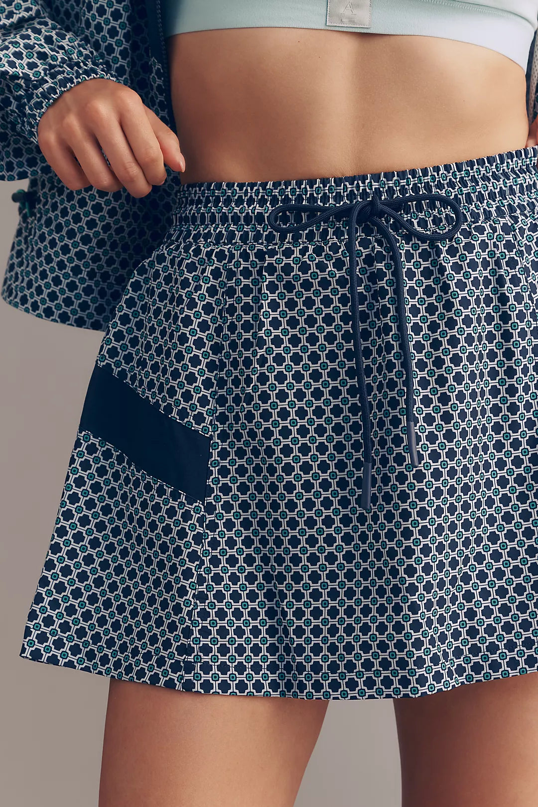 Clyde Skirt Twilight Tides Geo- Beach Riot