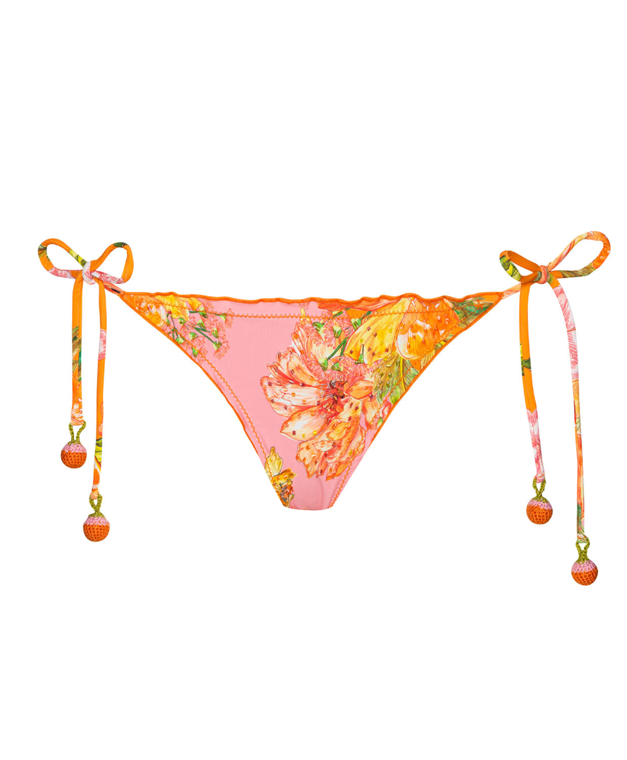 Embroidered Lettuce Bottoms- Clementine
