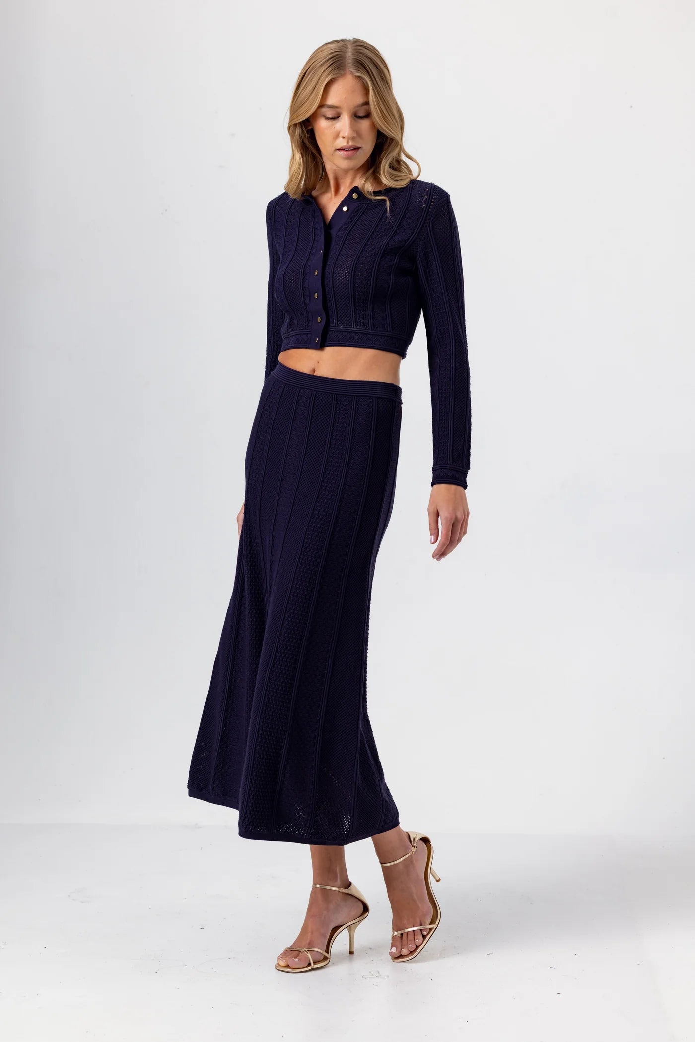 Clara Skirt Navy- Sundays by wearesundays