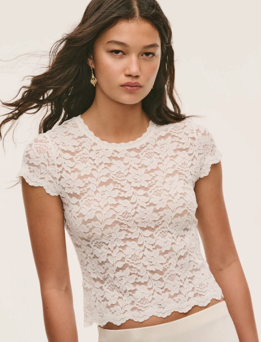 Lucas Tee White- LoveShackFancy