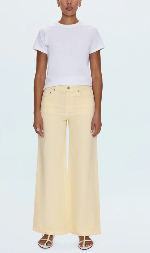 Jadyn Low Slung Palazzo Pant-Lemonade