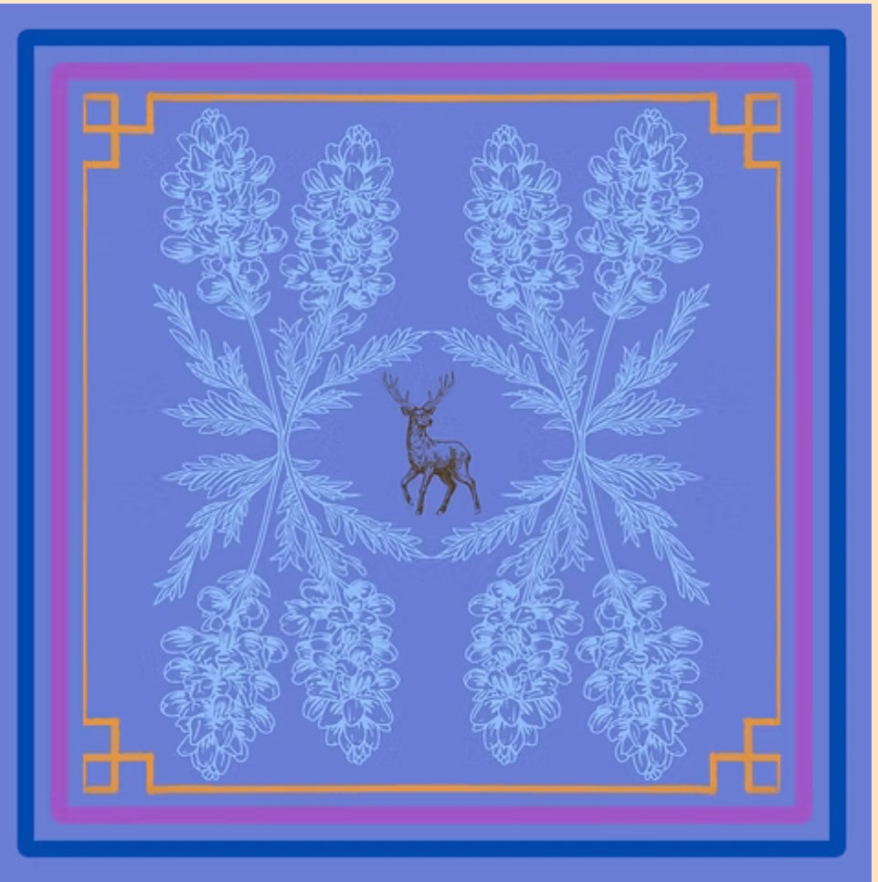 Bluebonnet Buck Scarf