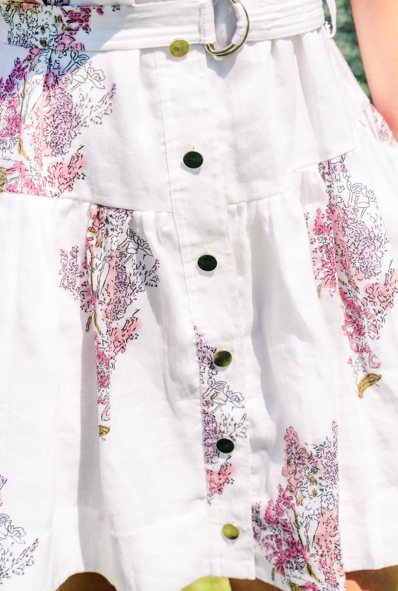 Zelie Print Mini Dress-Multi Floral