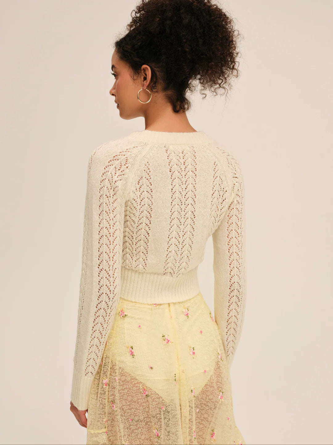 Cream Bonfire Cardigan