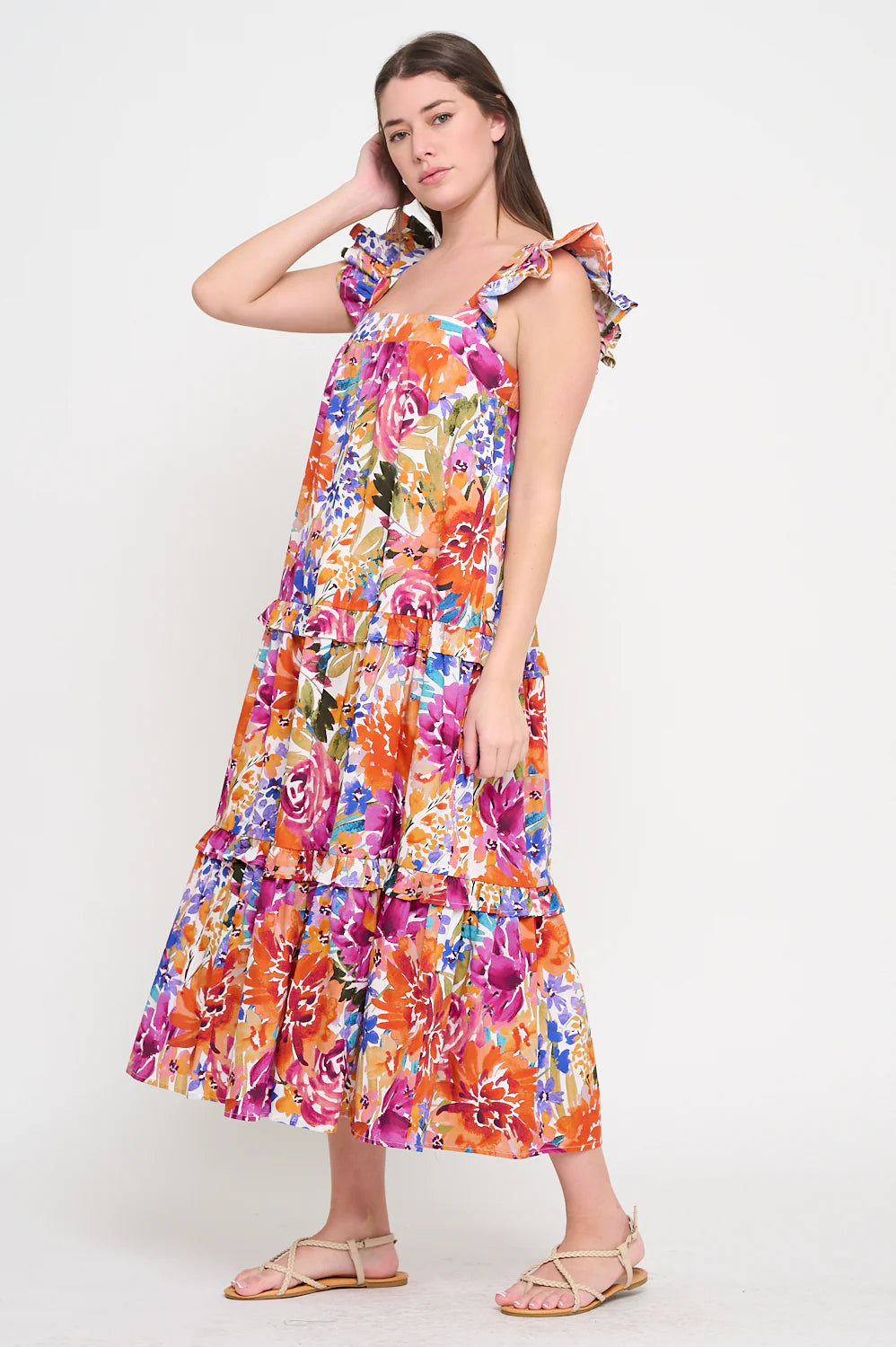 Fiesta ruffle dress