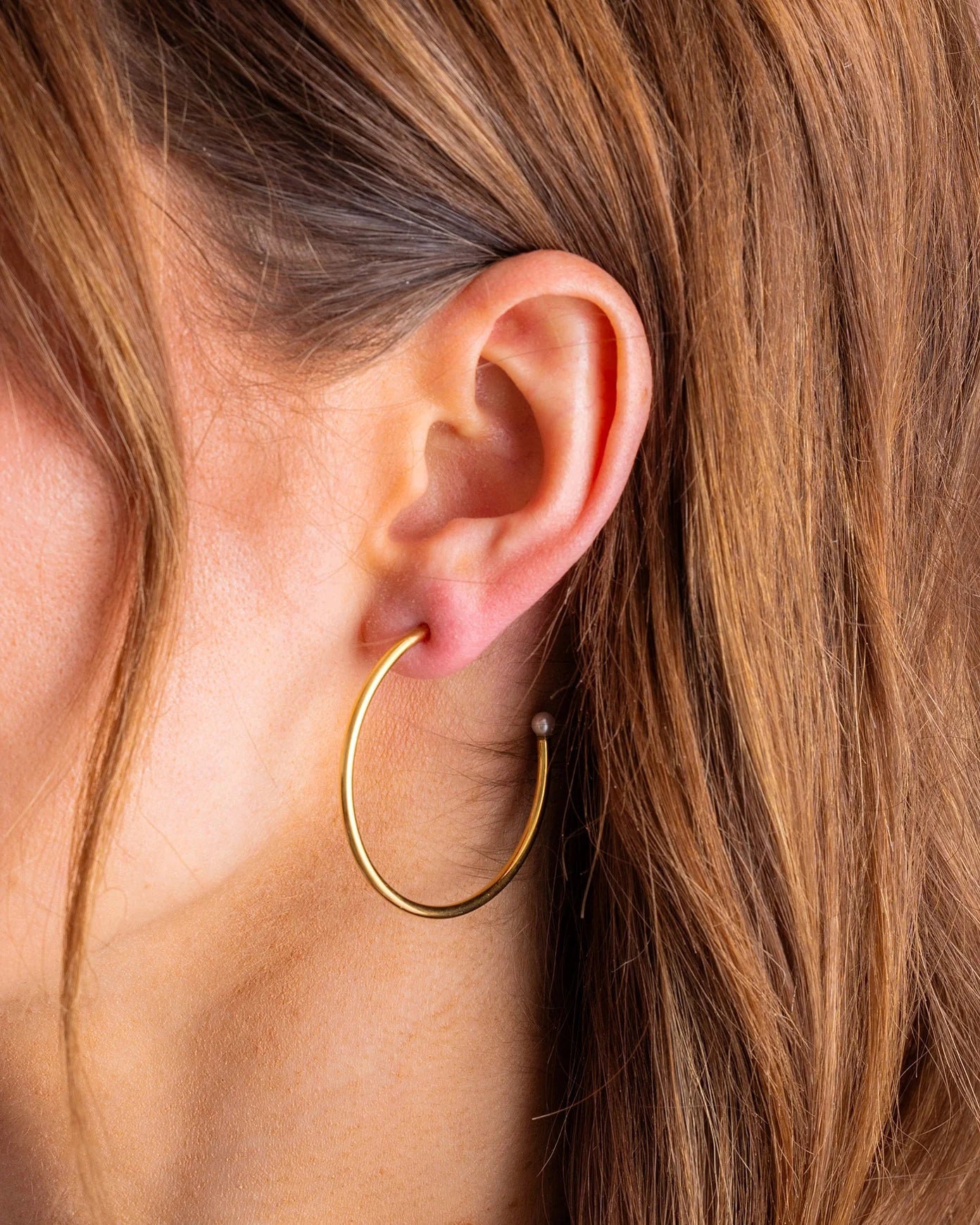 Alexis Large Gold Hoop