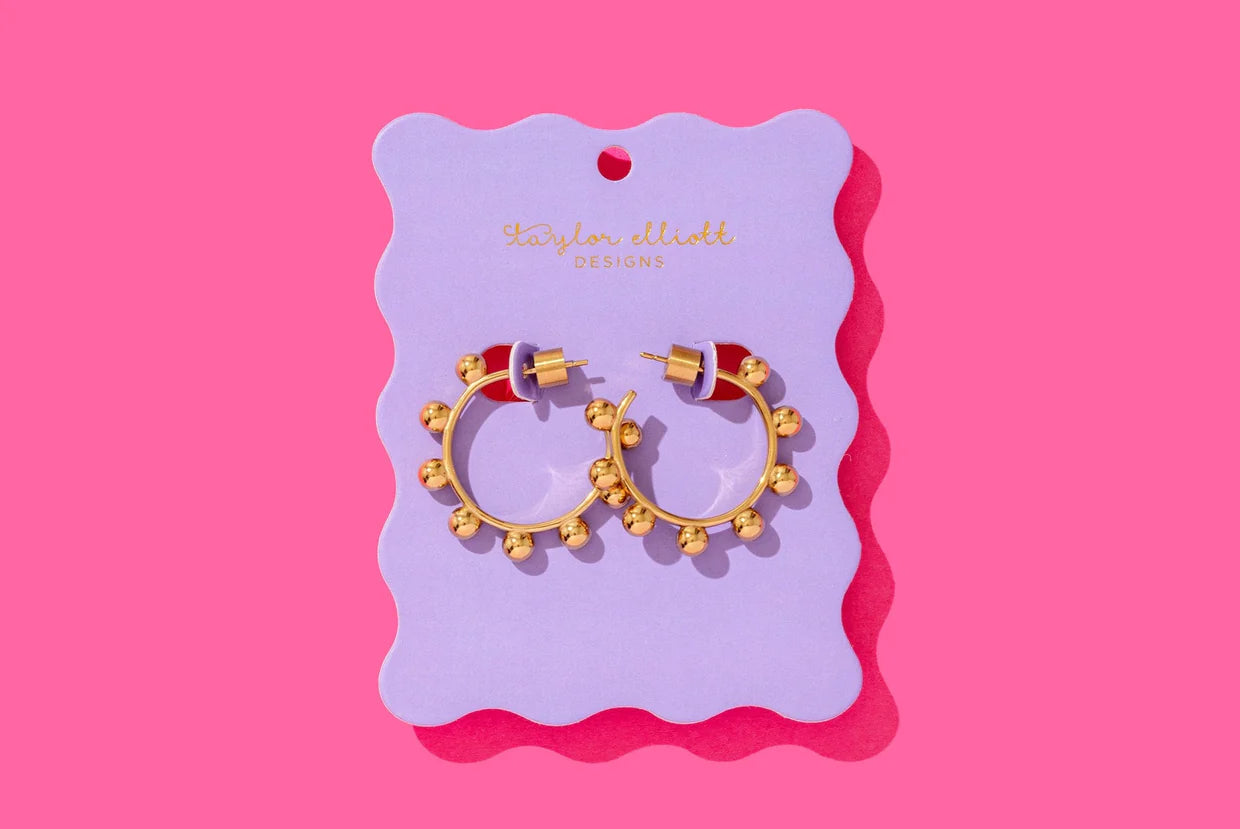 Dottie Gold Hoop Earring