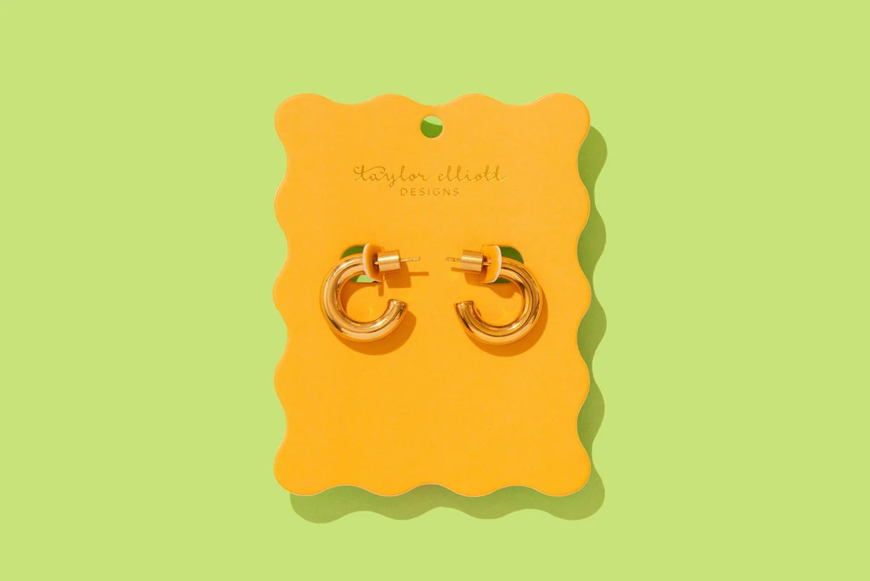 Terry Small Gold Hoop