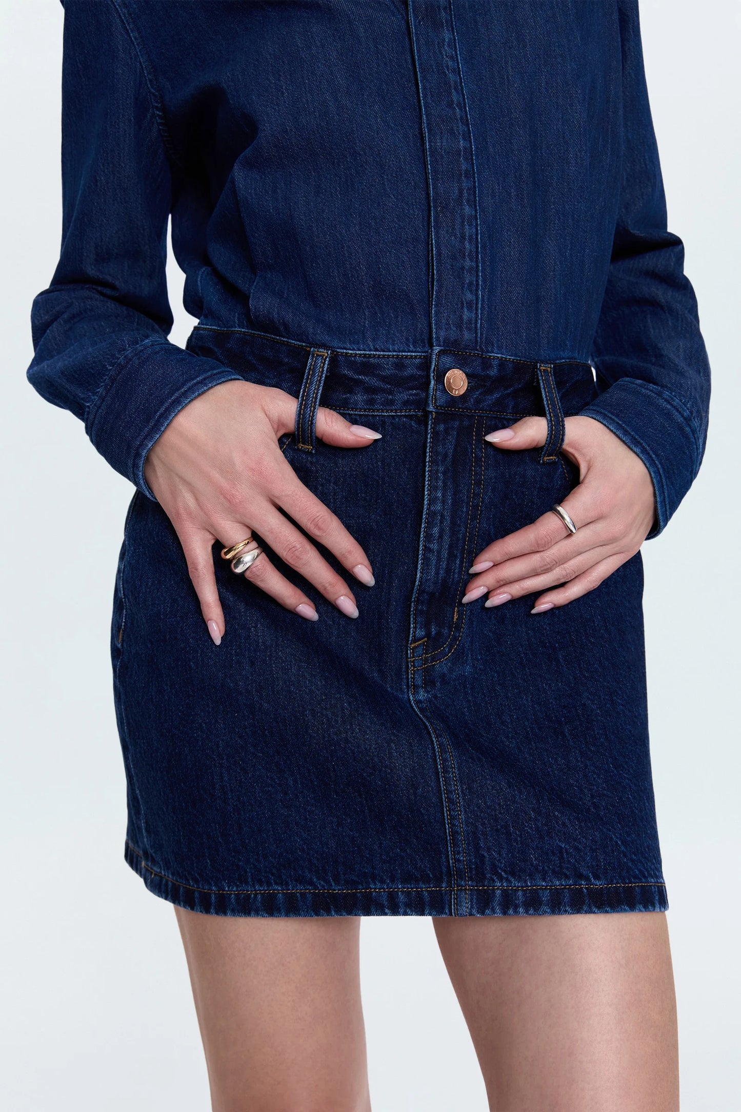 Pixie Mix Media Mini Dress