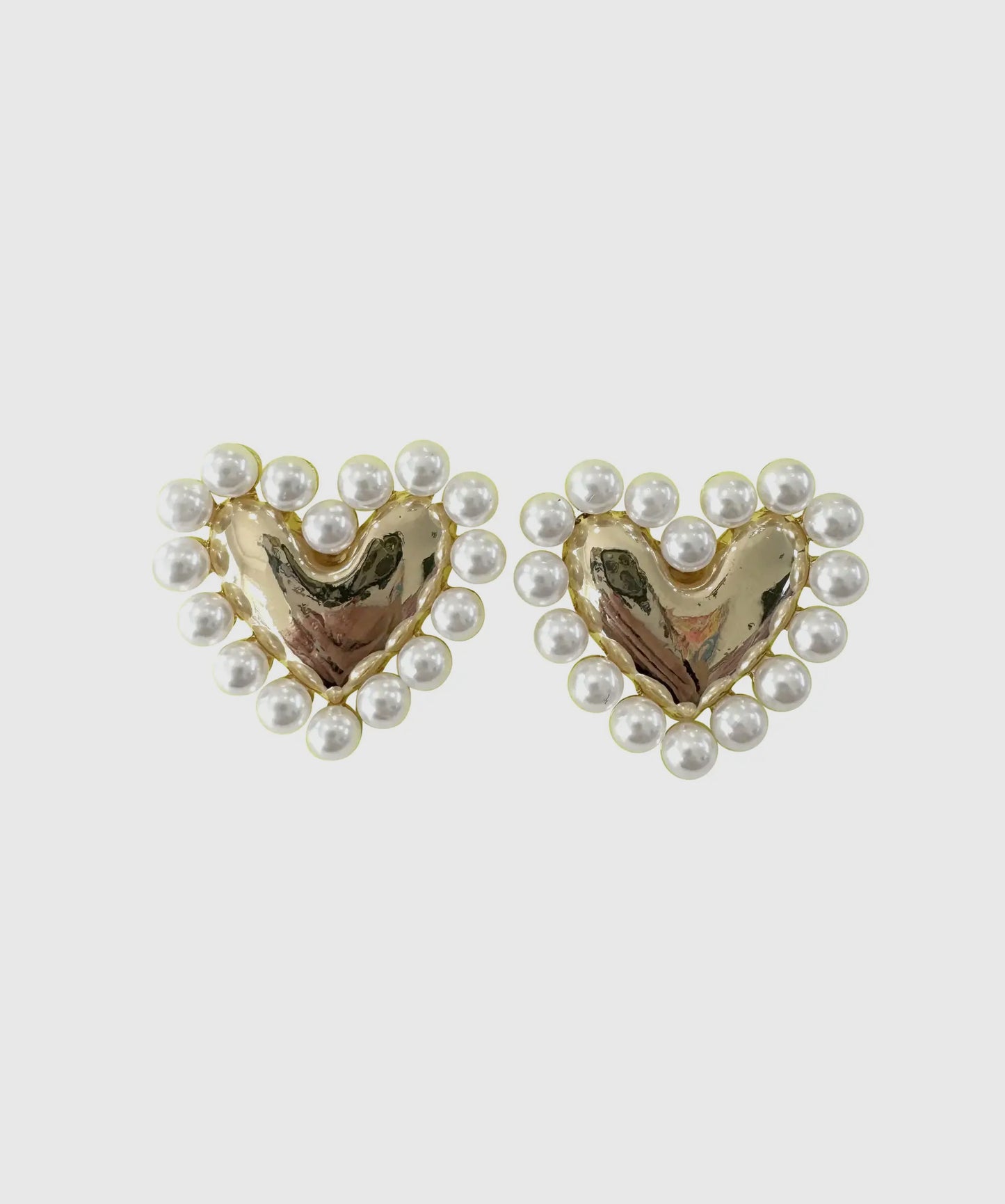 Hathaway Heart Stud Earring