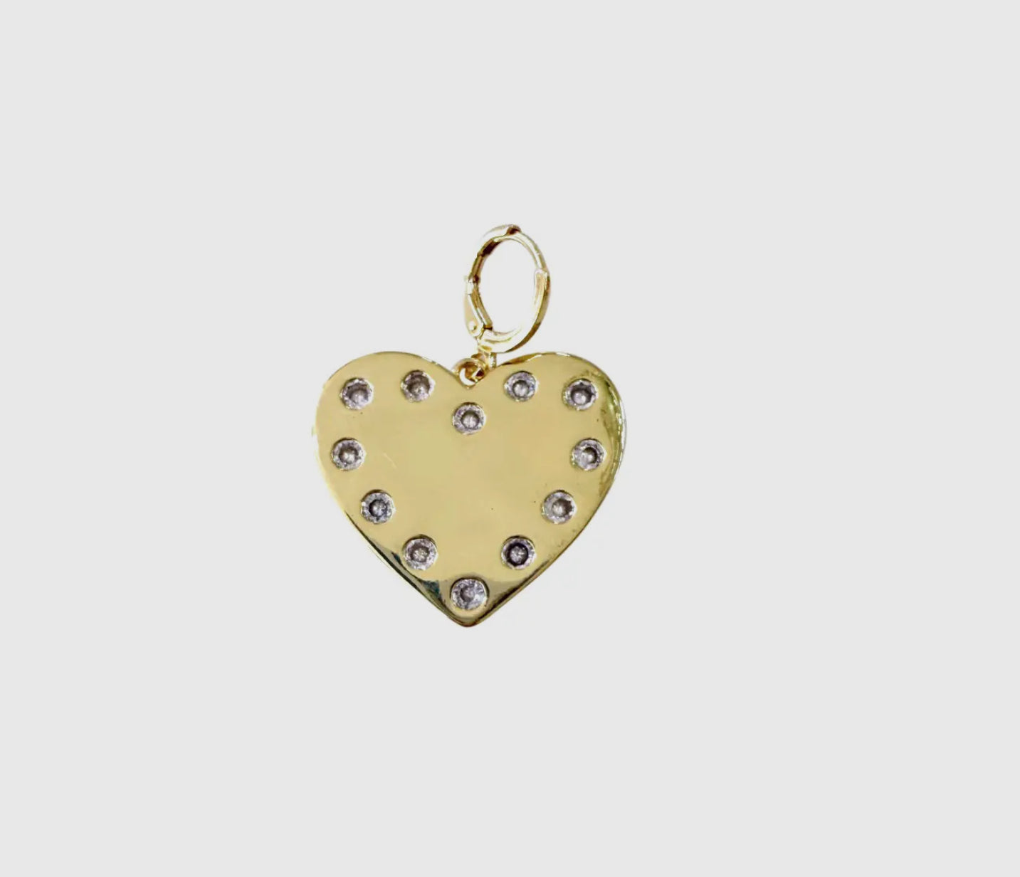 Stud Heart Red Bandana Necklace