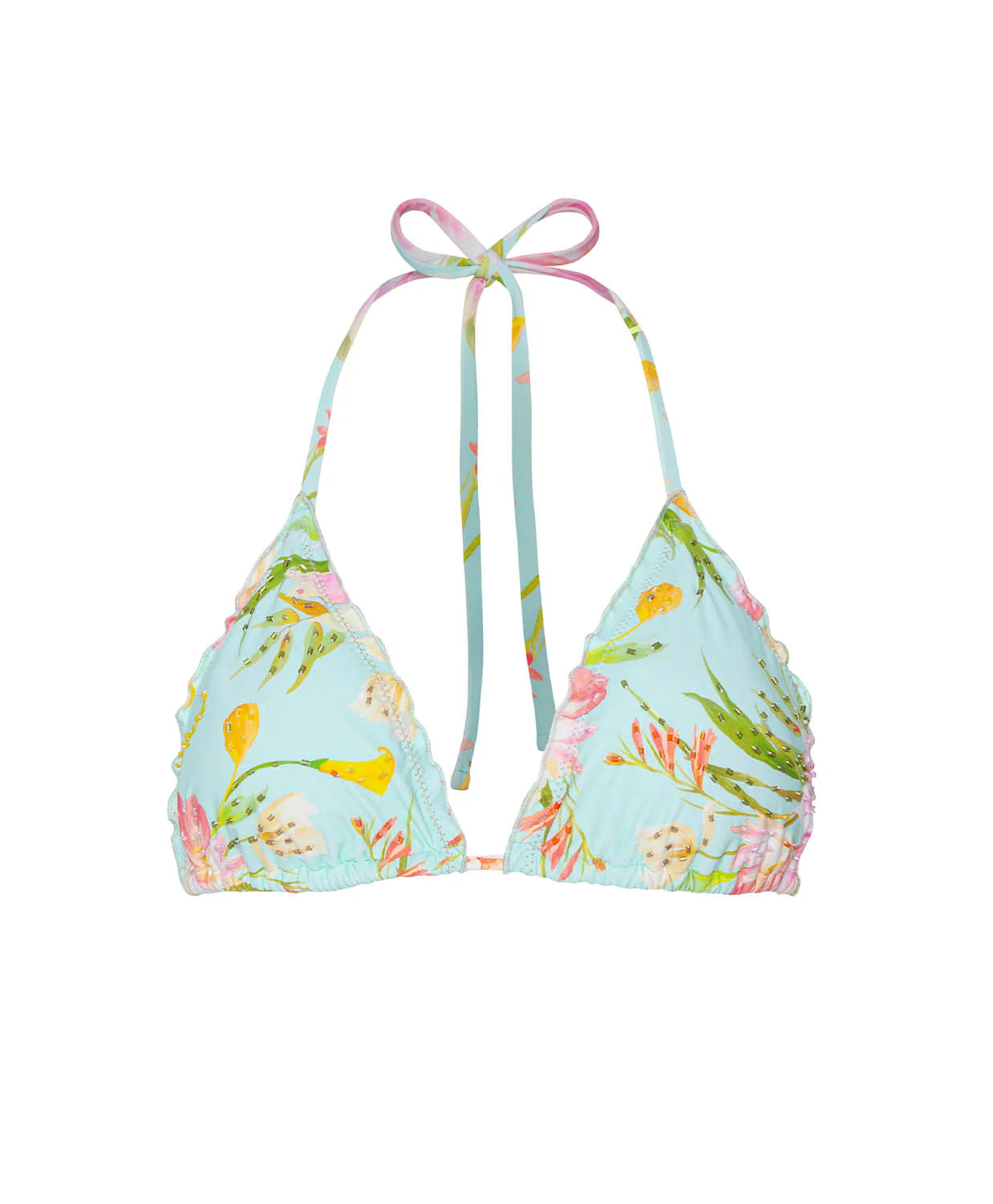 Petal Lettuce Edge Triangle Top