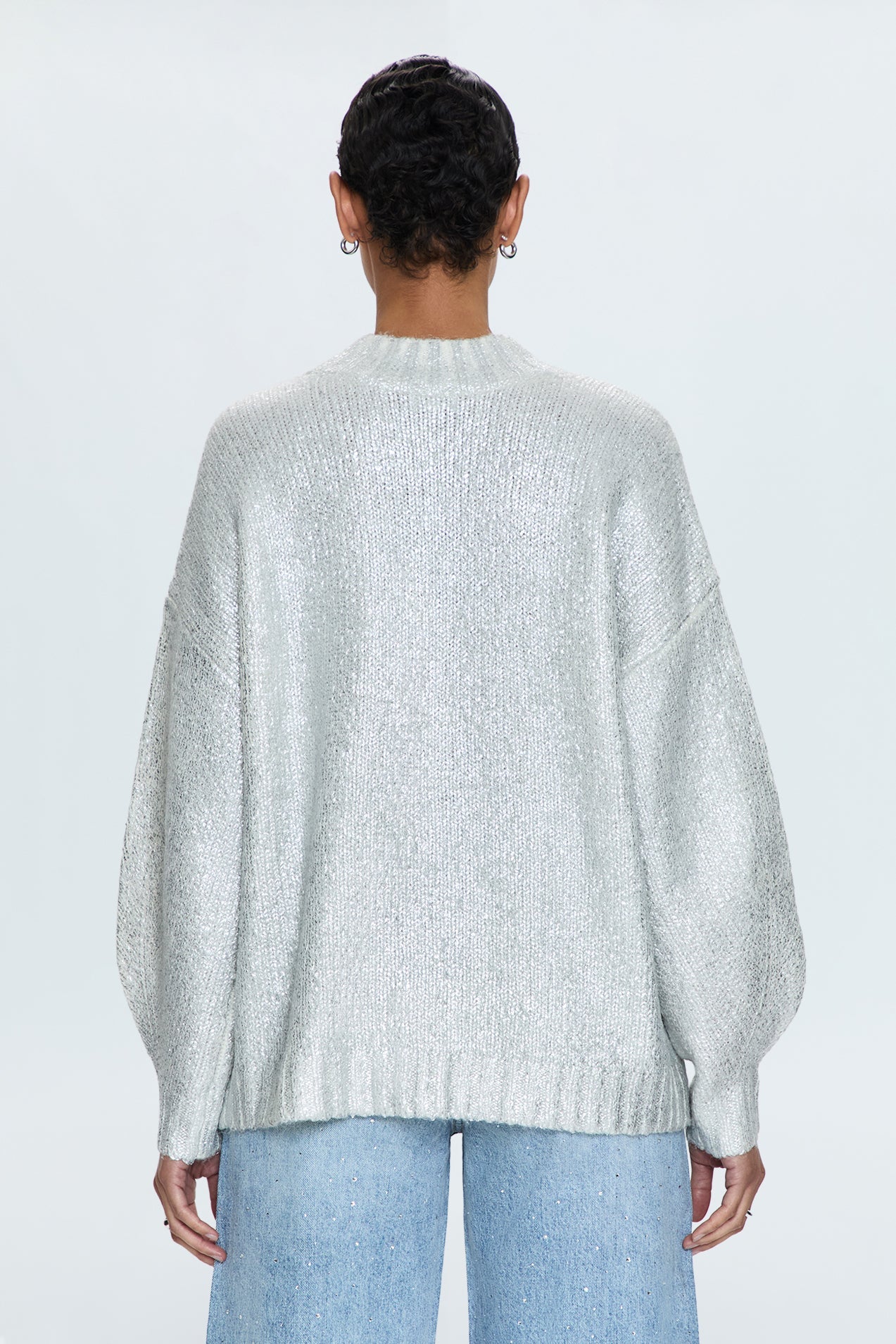 Ilana Pullover Sweater - Silver Frost