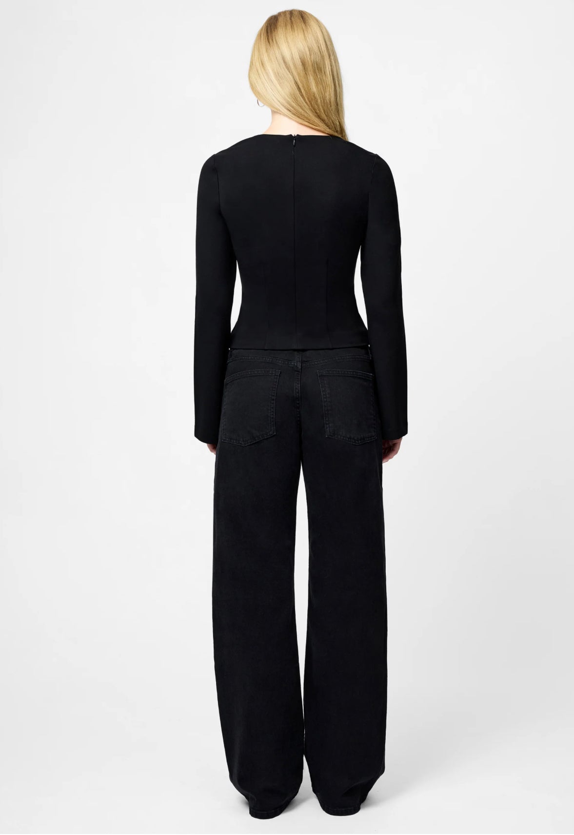 Cleo Ponte Fitted Top