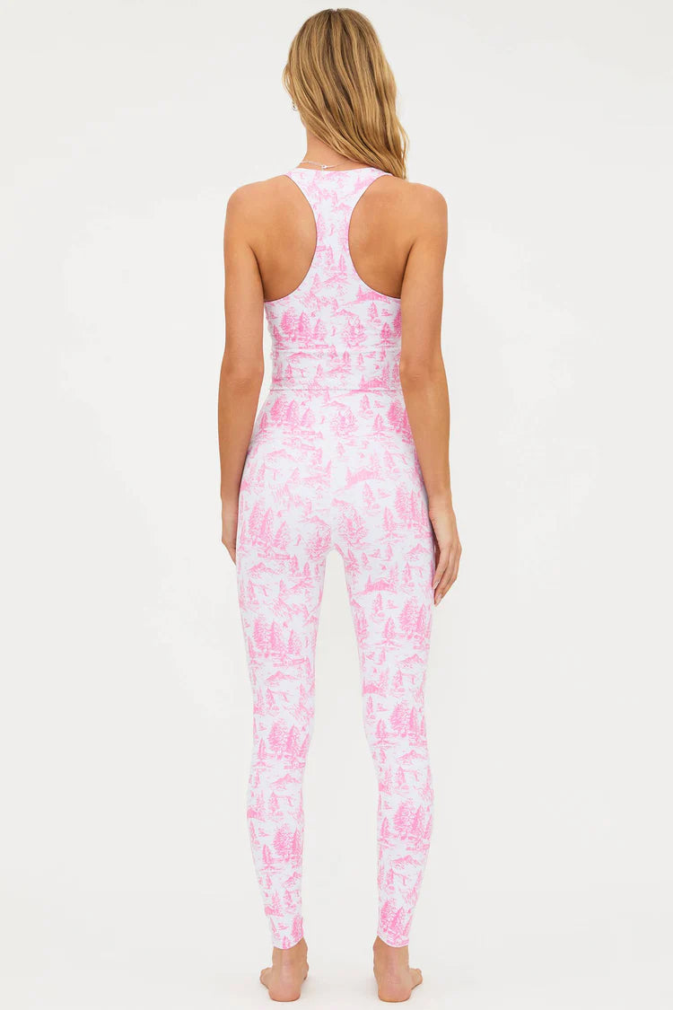 Powder Pink Toile Piper Legging