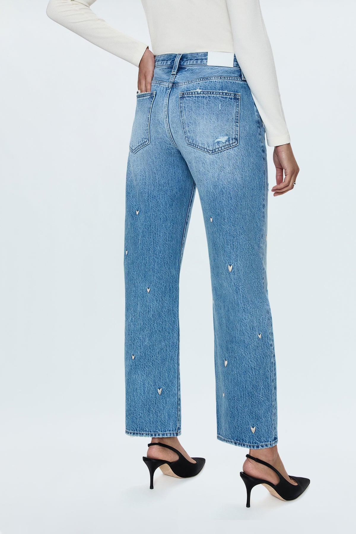 Lexi Bowed Straight Jeans