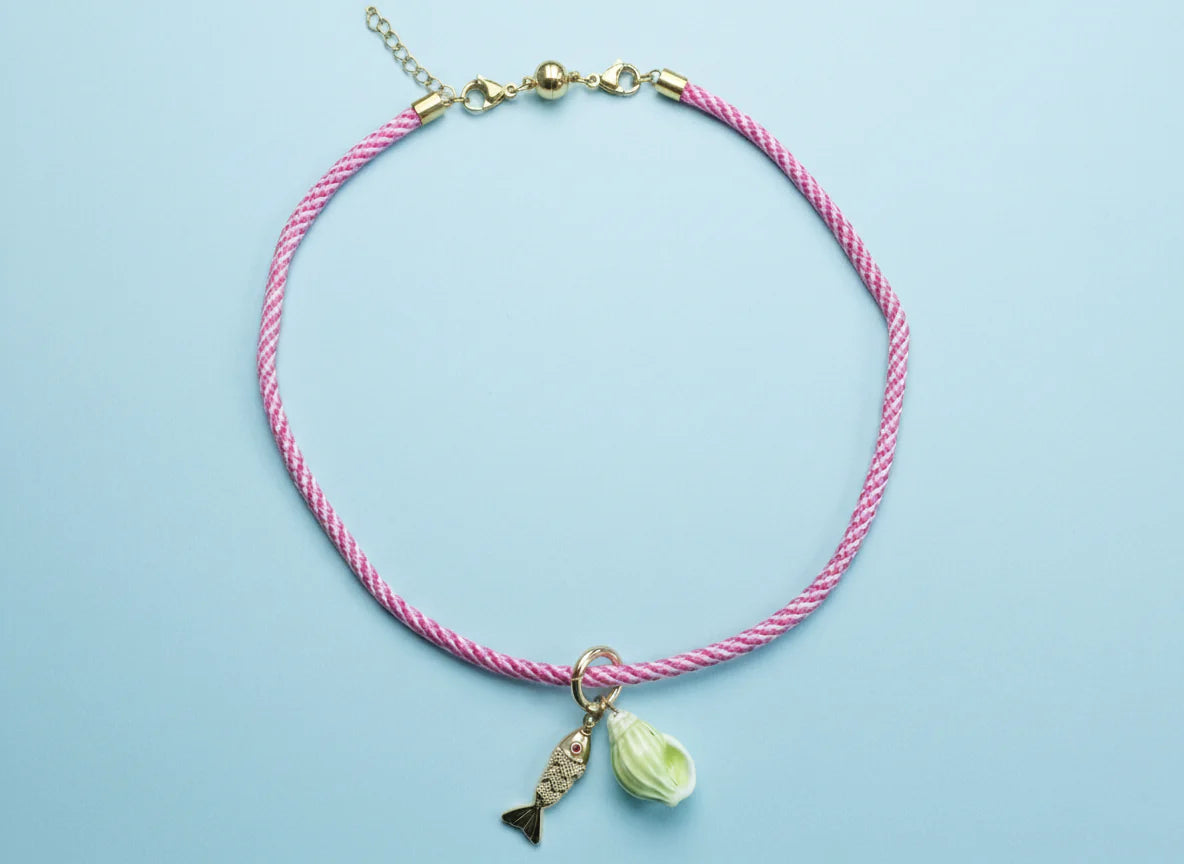 Blakely Pinks Cord Necklace