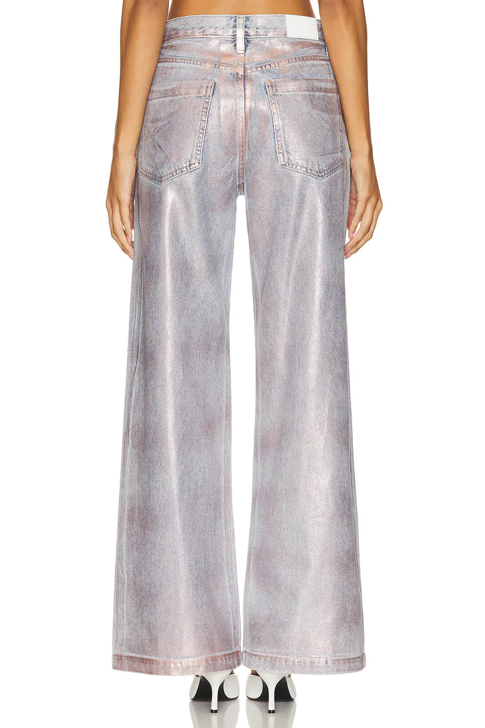 Jadyn Low Slung Palazzo-Tinsel