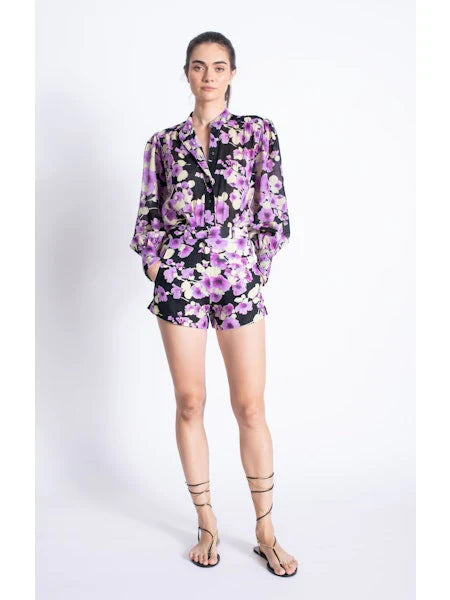 Reagan White Floral Short - Karina Grimaldi