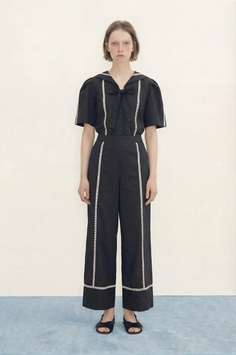 Wide Sailor Pants- The Tiny Big Sister