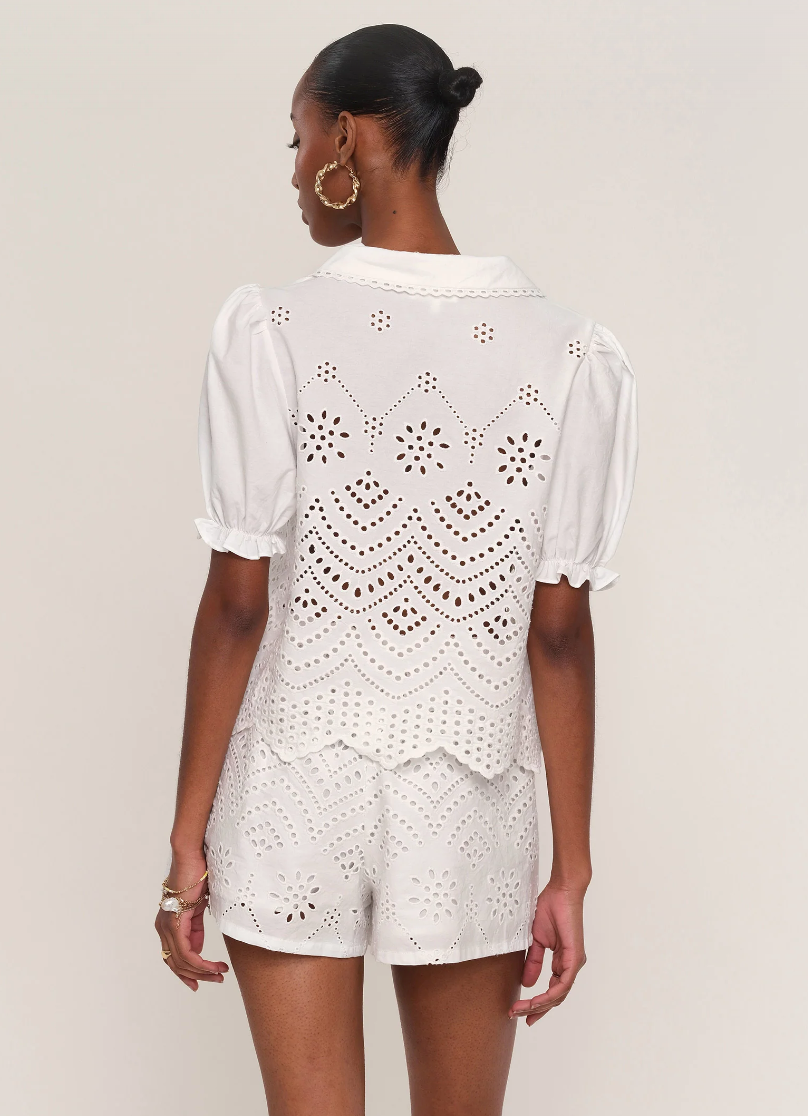 Floria Two-Piece in Eggshell- heartloom