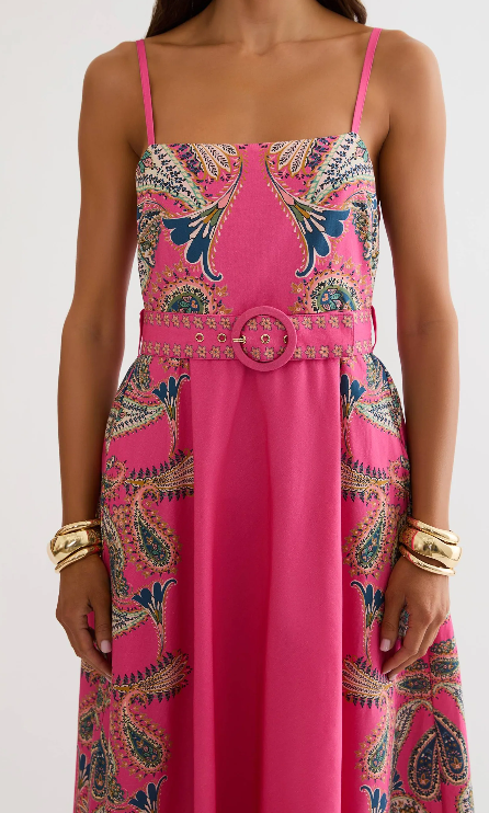 Rianne Dress Capri Soleil Paisley- Beach Riot