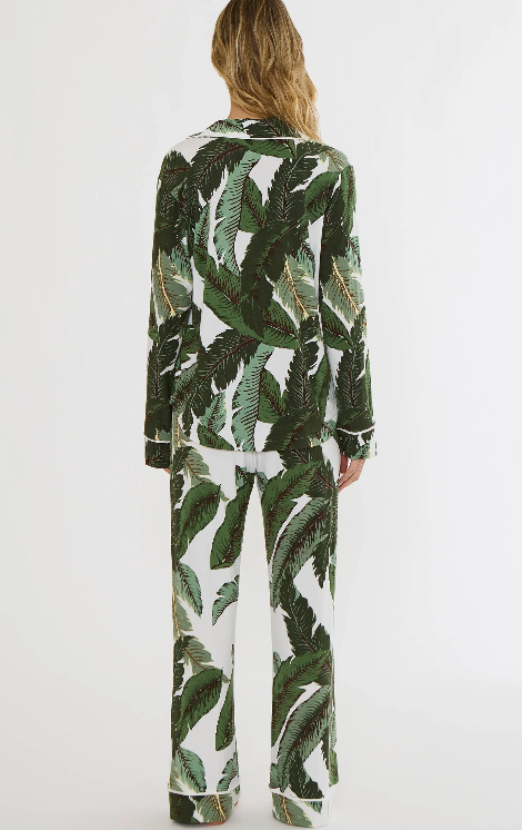 Livy Top/Connie Pant Set Banana Palms- Beach Riot