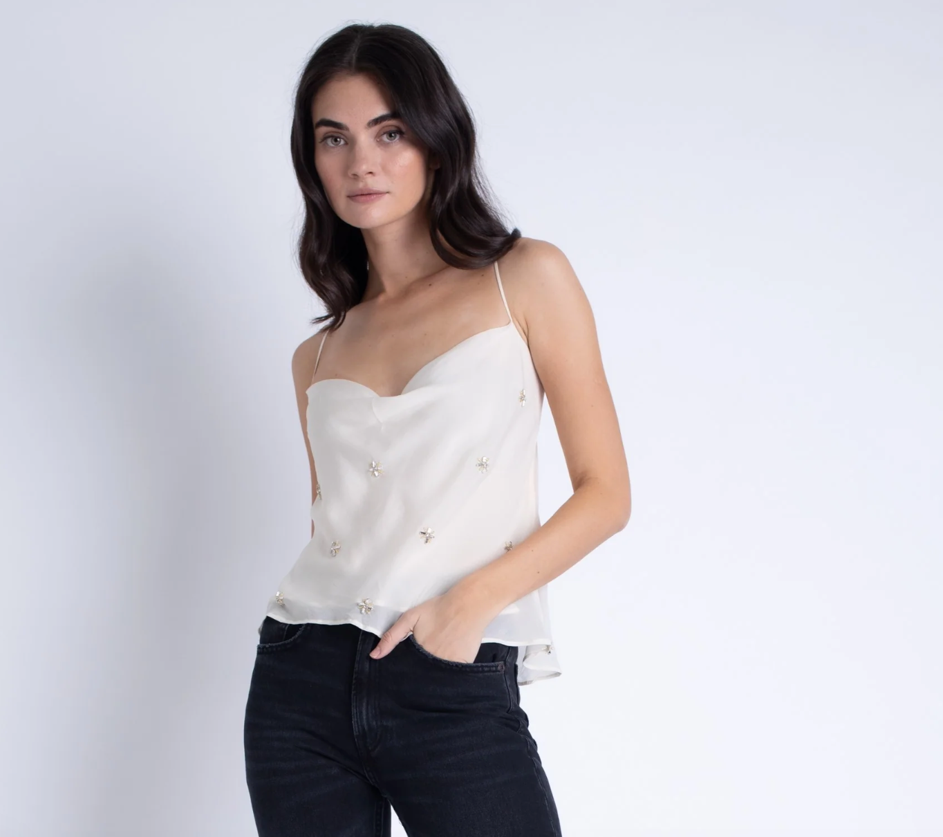 Thea Embroidered Top