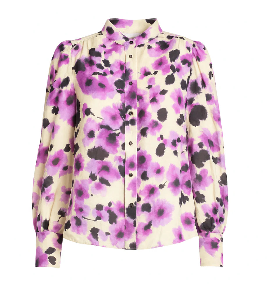 Felicity White Floral Blouse - Karina Grimaldi