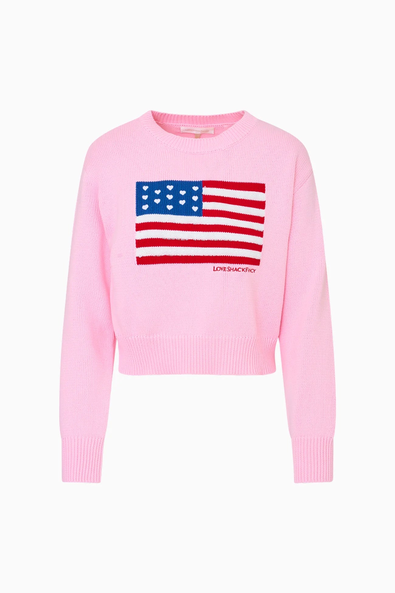 Ty Cotton Flag Pullover - Blushing Liberty