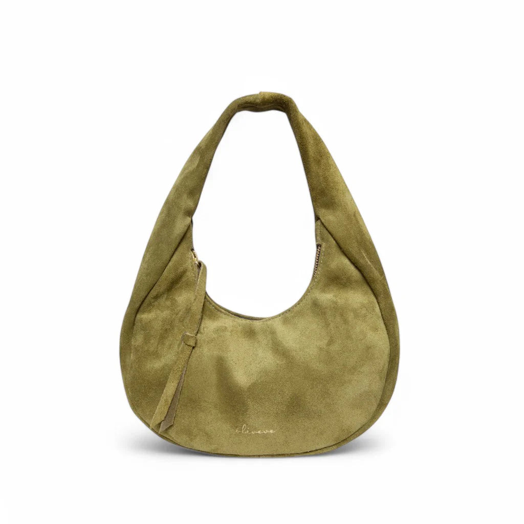 Bria Baguette Handbag in Avocado