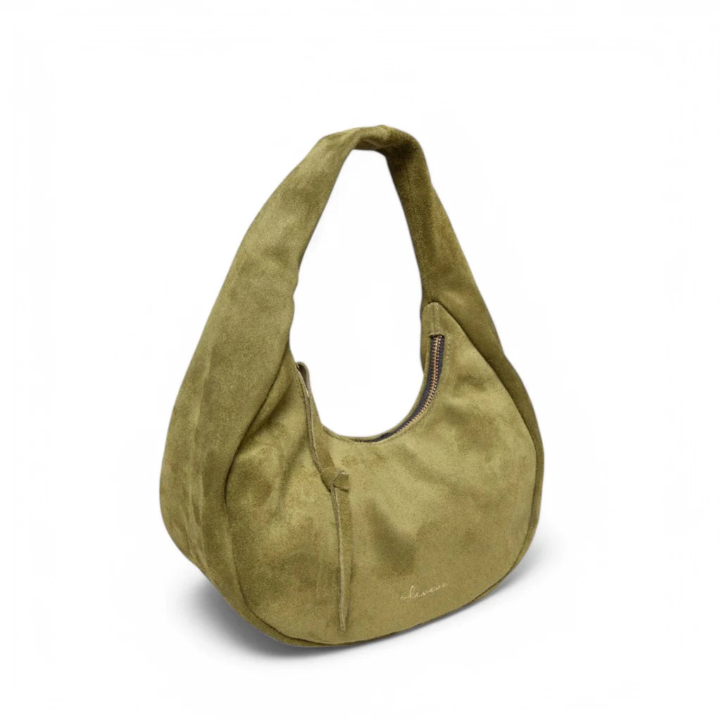 Bria Baguette Handbag in Avocado