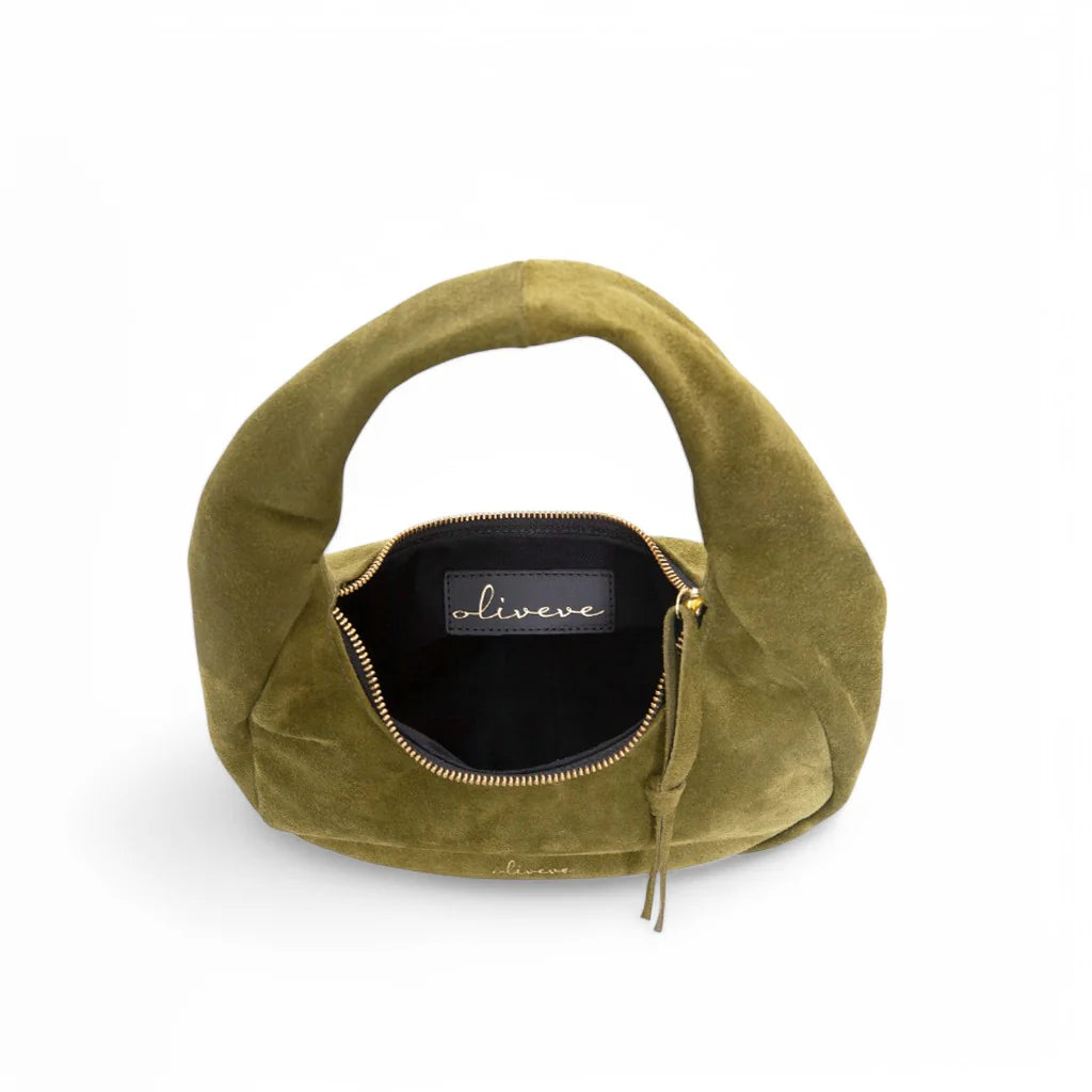 Bria Baguette Handbag in Avocado