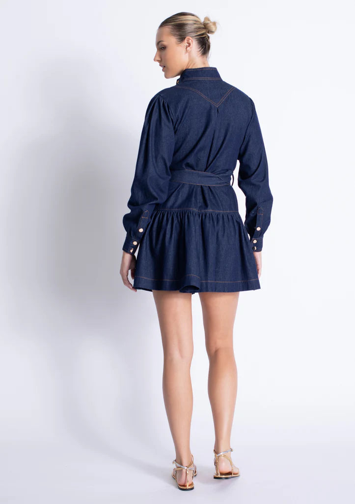 Saraswati Denim Dress