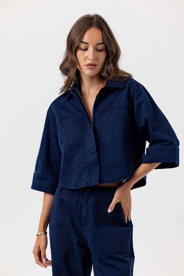 Annora Jacket Navy- Sundays bywewaresundays