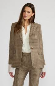 Selma Plaid Blazer