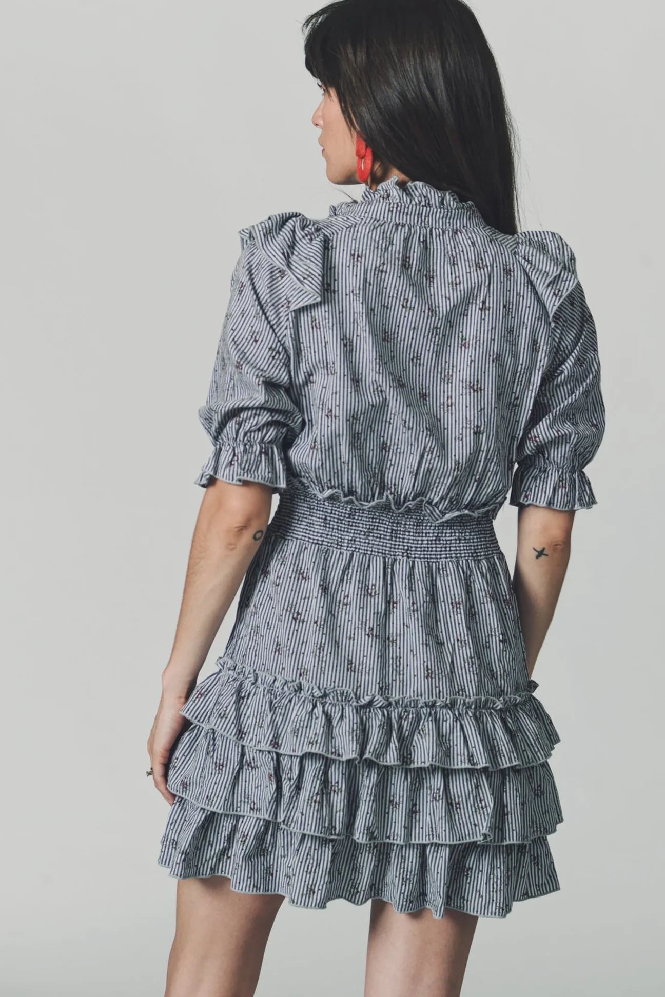 The Ruffled Tiered Mini Dress