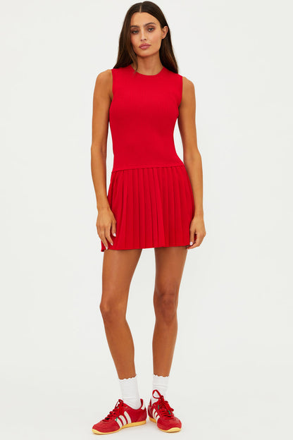 Mina Dress Royal Red- Beach Riot