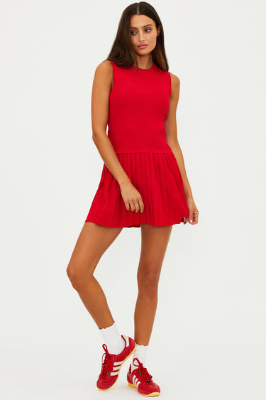 Mina Dress Royal Red- Beach Riot