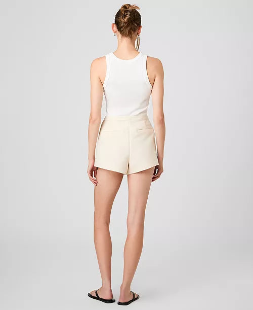 Structured Taffeta Relaxed Fit Shorts- French Connection