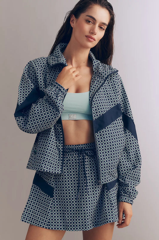 Casen Lightweight Jacket Twilight Tides Geo- Beach Riot