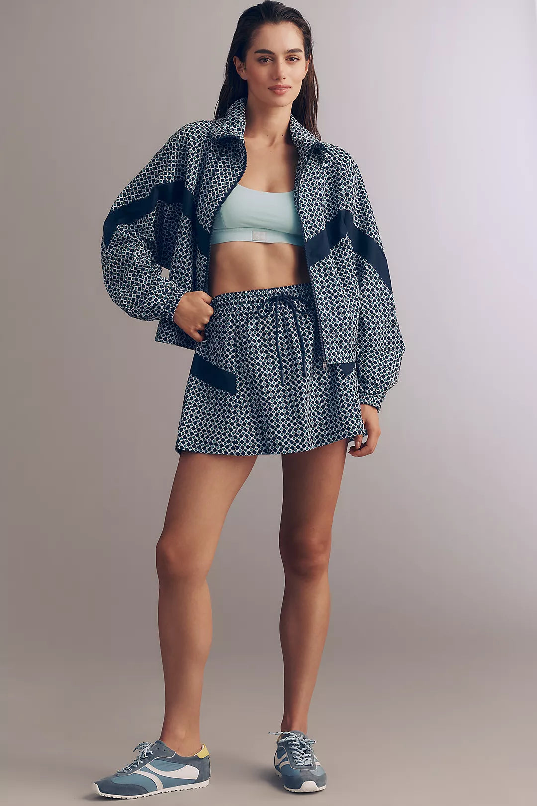 Clyde Skirt Twilight Tides Geo-  Beach Riot