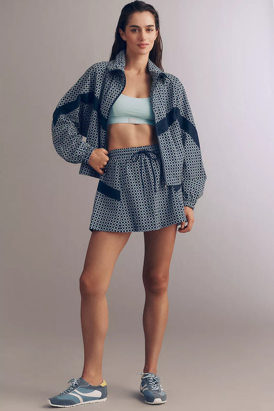 Clyde Skirt Twilight Tides Geo-  Beach Riot