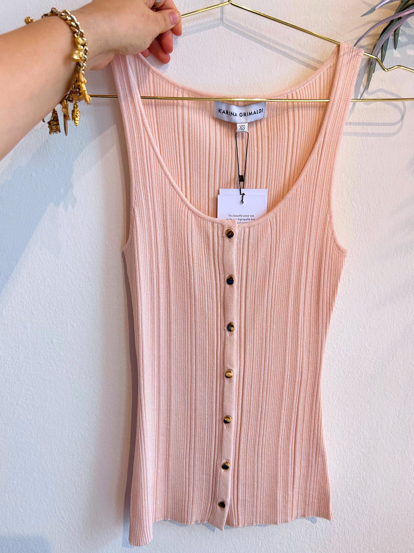 Chloe Knit Top-Pink