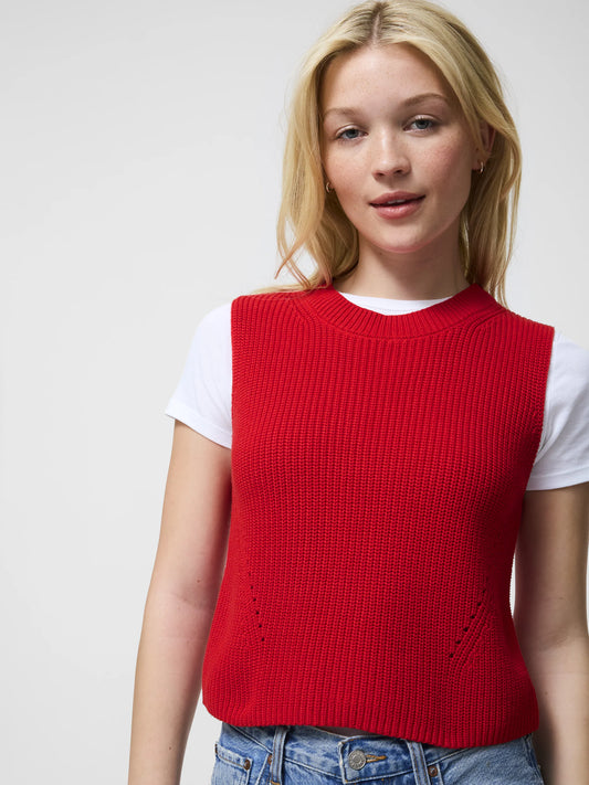 Mozart Crew Neck Sleeveless Vest