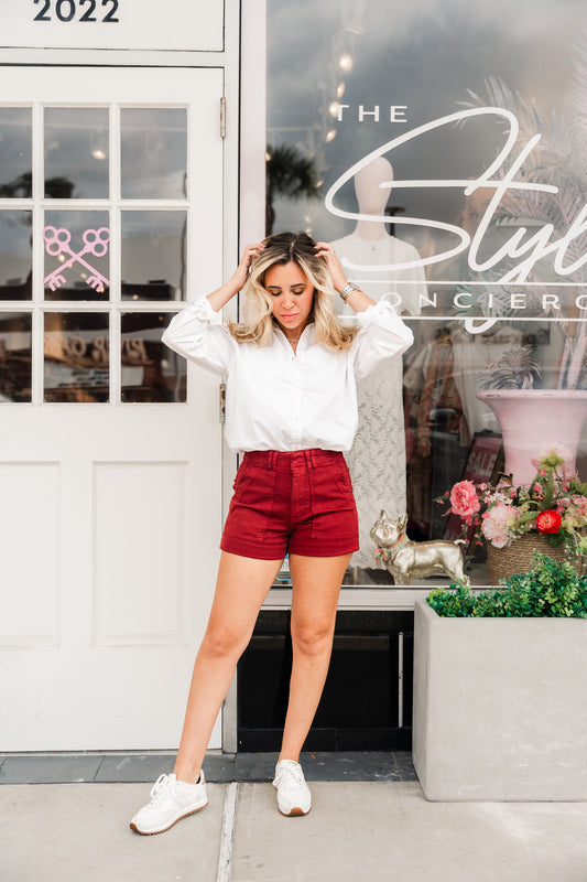 Marissa Utility Short-Sangria